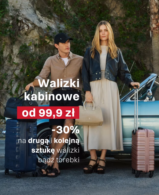 Walizki kabinowe już od 99,9 zł