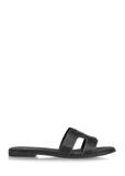 Czarne klapki damskie BUTYD-0725C-99(W25)
