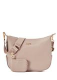 Beżowa torebka damska w stylu hobo TOREC-0829A-80(Z25)