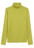 Limonkowa bluzka damska z golfem LSLDT-0040-84(Z25)