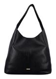 Czarna skórzana torebka shopper TORES-1372-9I(Z26)