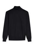 Czarny sweter męski z golfem SWEMT-0095B-99(Z26)