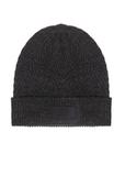 Szara czapka męska w jodełkę CZAMT-0057-95(Z24)