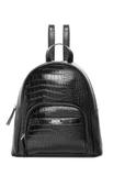Czarny plecak damski croco TOREC-1263-9G(Z26)