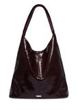 Bordowa skórzana torebka shopper TORES-1372-4D(Z26)