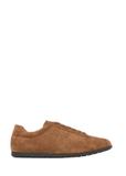 Koniakowe zamszowe sneakersy damskie BUTYD-1293-1F(Z26)