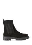 Czarne zamszowe sztyblety damskie BUTYD-1194-99(Z25)