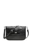 Czarna torebka damska croco TOREC-1262-9G(Z26)