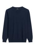 Granatowy bawełniany sweter męski SWEMT-0114A-7E(Z26)