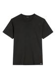 Czarny bawełniany T-shirt męski TSHMT-0140-99(W26)