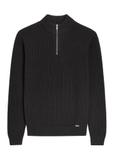 Czarny sweter męski SWEMT-0175-99(Z26)