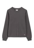 Bawełniana bluza damska w kolorze grafitu BLZDT-0123-9D(Z26)