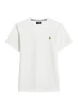 Kremowy bawełniany t-shirt męski TSHMT-0136-0B(W26)