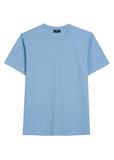 Niebieski T-shirt męski TSHMT-0120-7B(Z26)