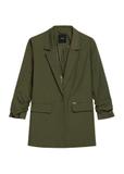 Marynarka damska w kolorze khaki ZAKDT-0043-55(Z25)