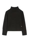 Czarny sweter damski z wełny SWEDT-0244-99(Z26)