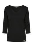Czarna bluzka damska BLUDT-0156-99(W25)