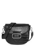 Czarna listonoszka damska z tłoczeniem TOREC-0880A-97(W26)