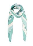 Szalik damski w niebieskie kwiaty SZADT-0191-7B(W26)