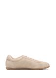 Beżowe zamszowe buty damskie BUTYD-1261-1A(W26)