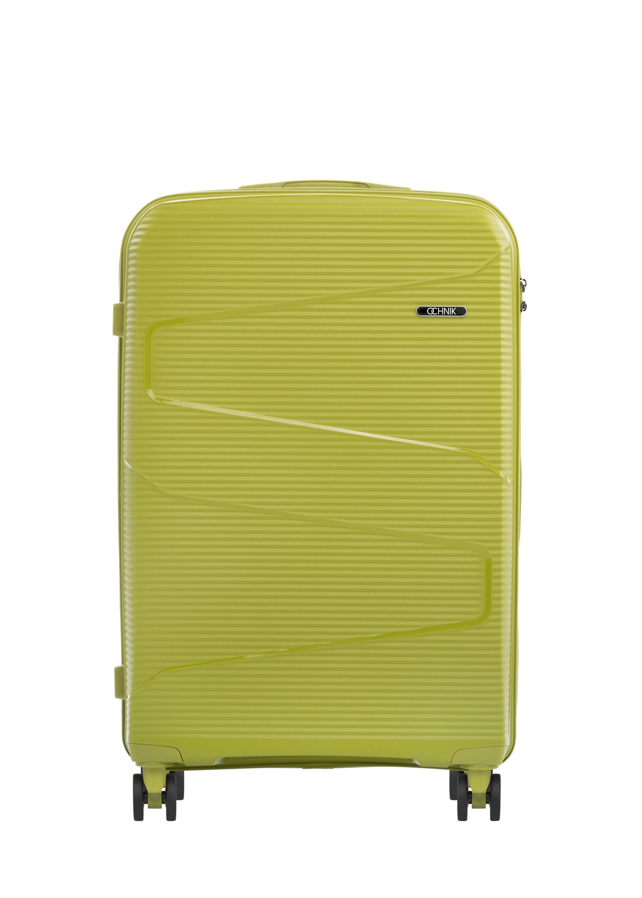 Komplet walizek na kółkach 19"/24"/28" WALPP-0028-8G(W26), widok produktu z przodu na białym tle.