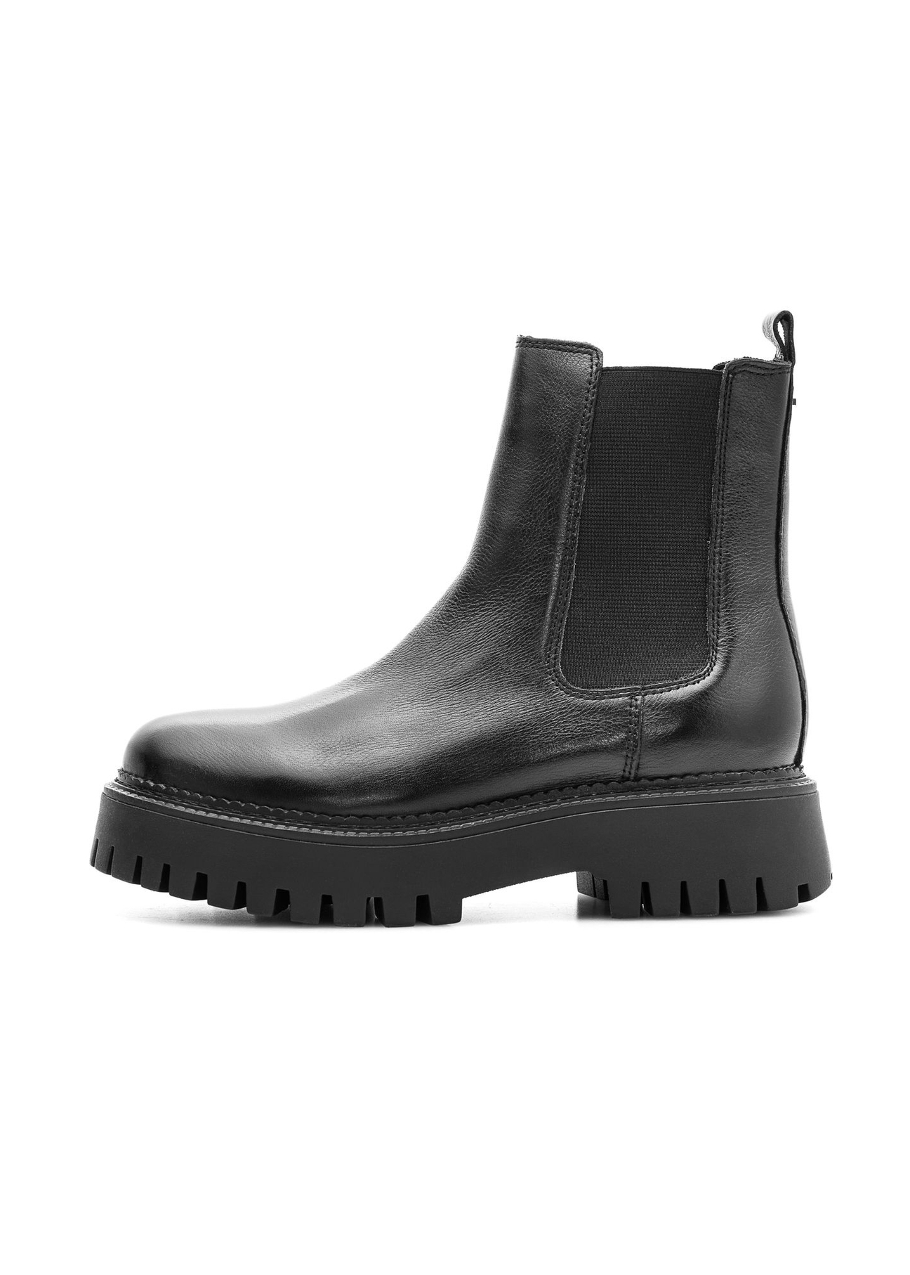 Czarne sztyblety damskie BUTYD-1182-99(Z25)