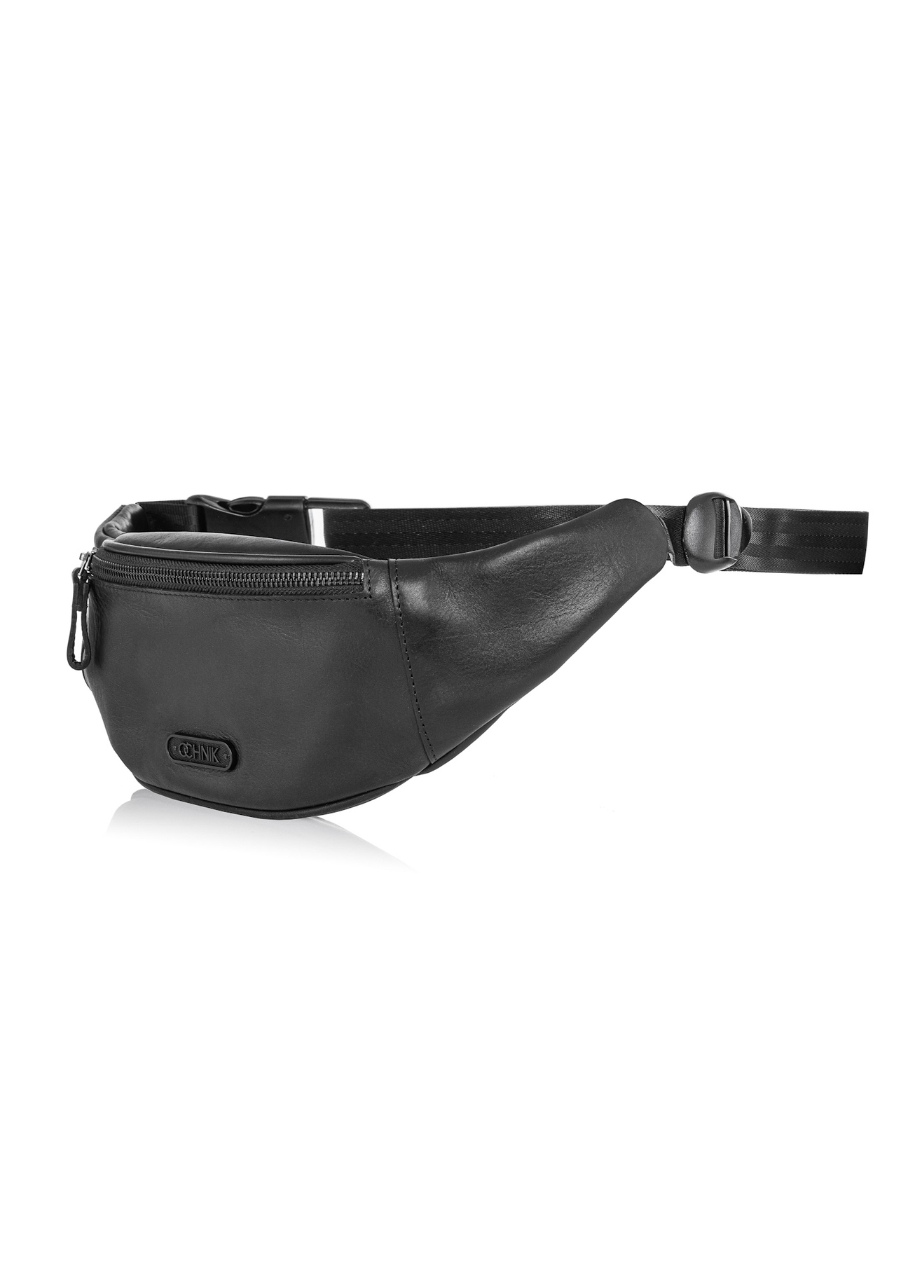 Skórzana czarna nerka męska TORMS-0107C-99(W25)-02