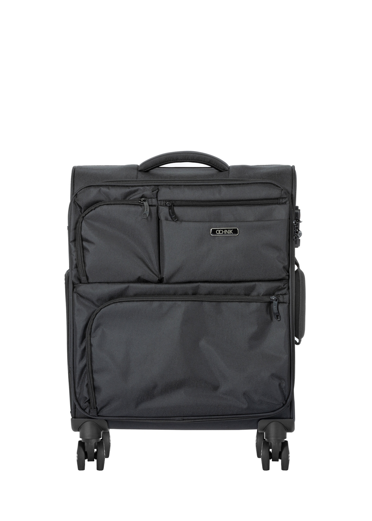 Komplet walizek na kółkach 19"/24"/28" WALNY-0048-99(W26), widok produktu z przodu na białym tle.