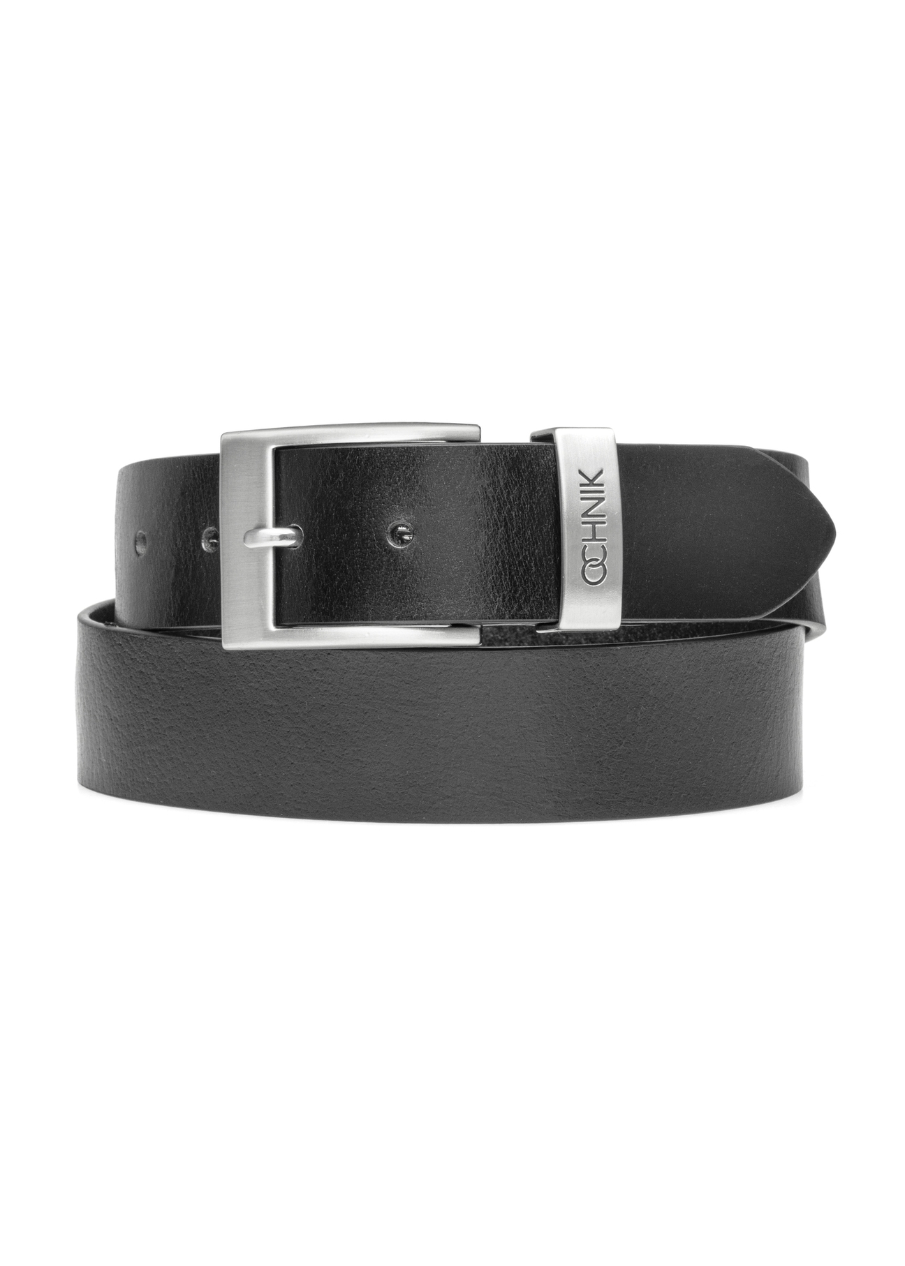 Pasek męski PASMS-0127-99(W26) - widok produktu z przodu, na białym tle.