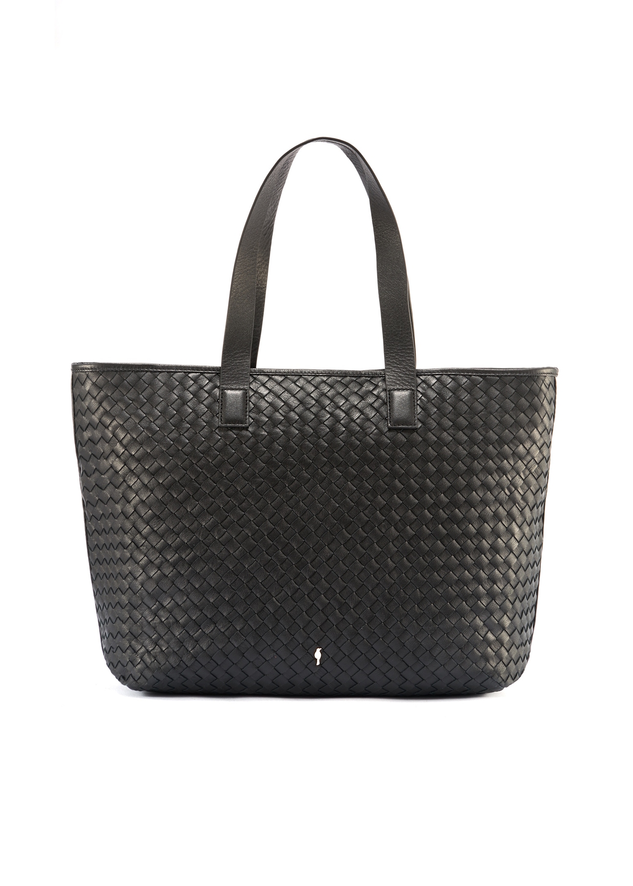 Skórzana czarna torebka shopper damska TORES-1107-99(W25)-01