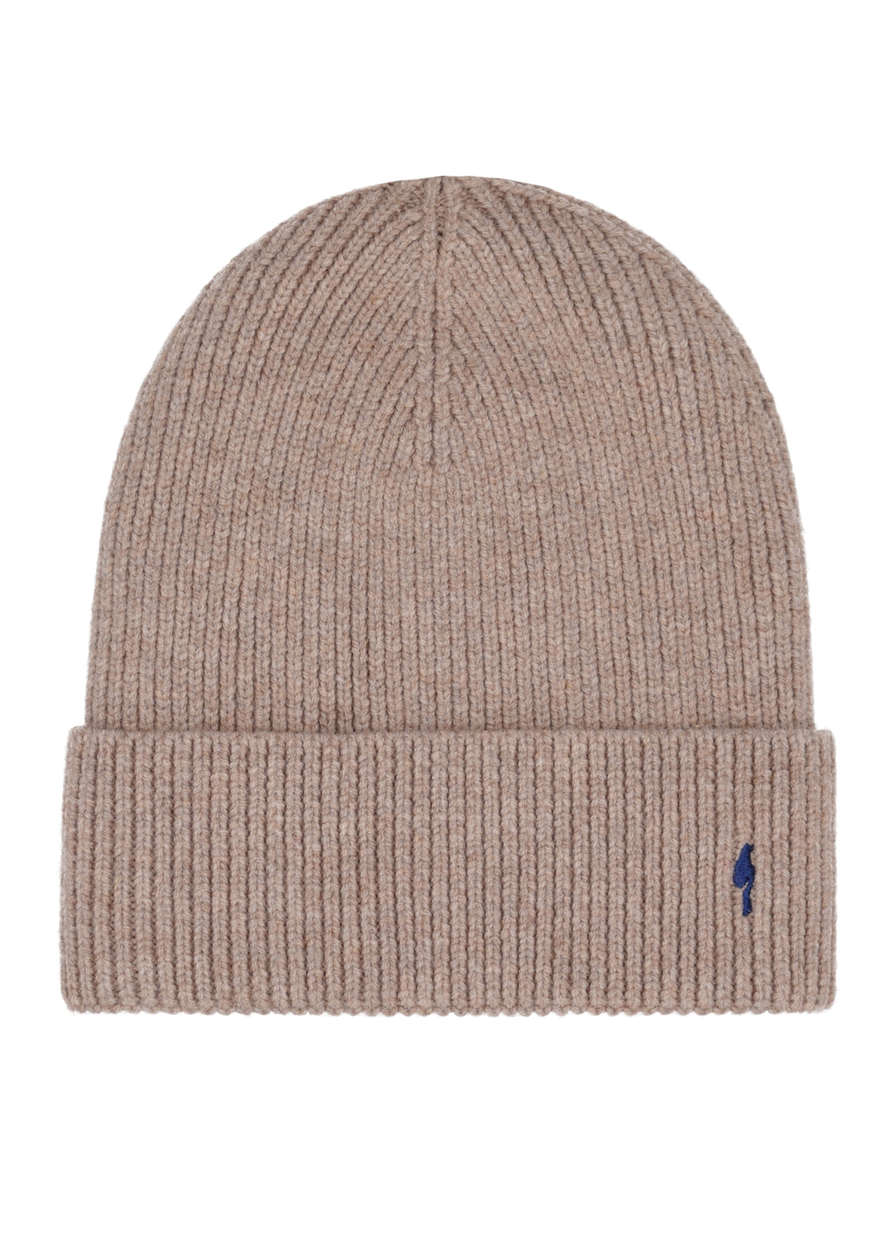 Camelowa czapka męska CZAMT-0084-1D(Z26), widok produktu z przodu na białym tle.