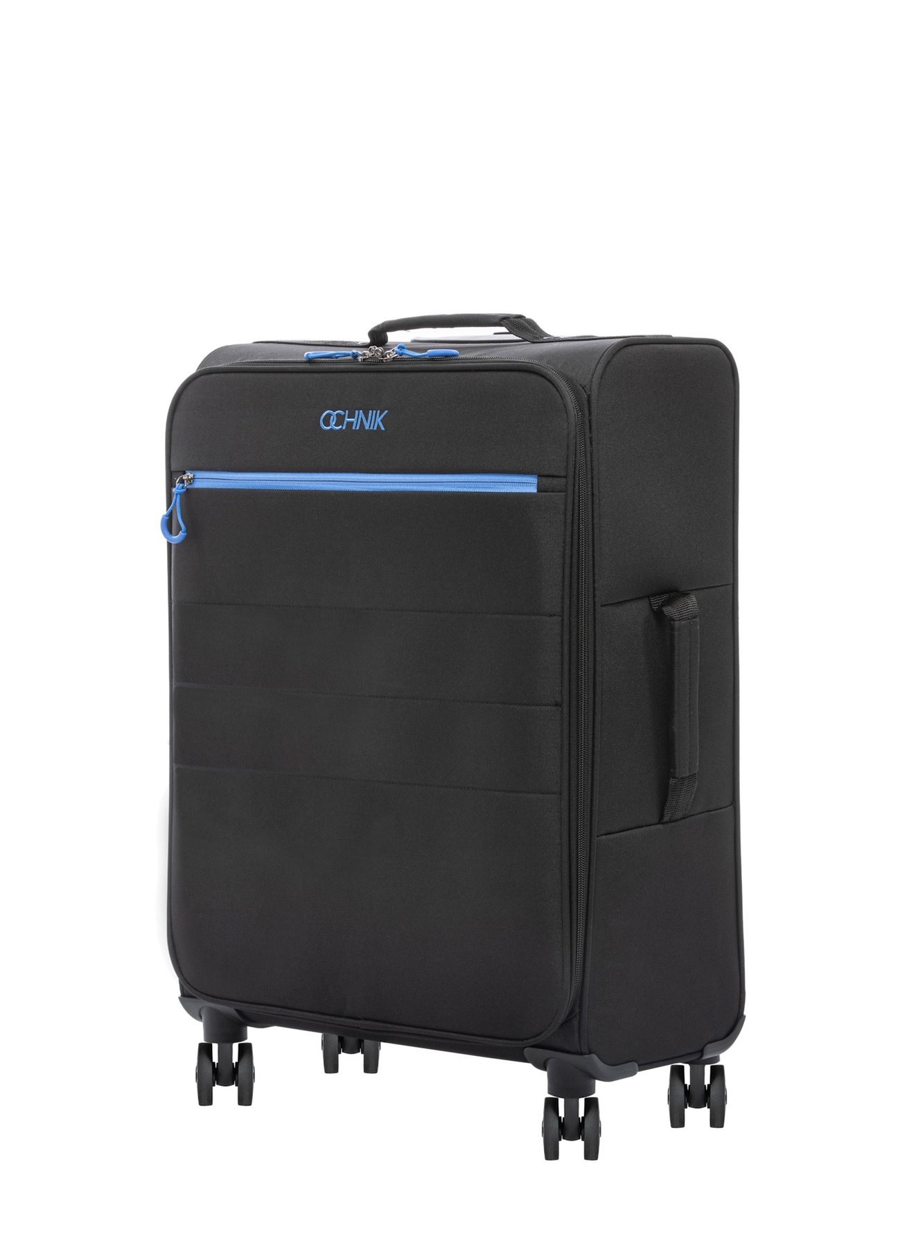 Komplet walizek na kółkach 19"/24"/28" WALNY-0045-99(W26), widok produktu skosem na białym tle.