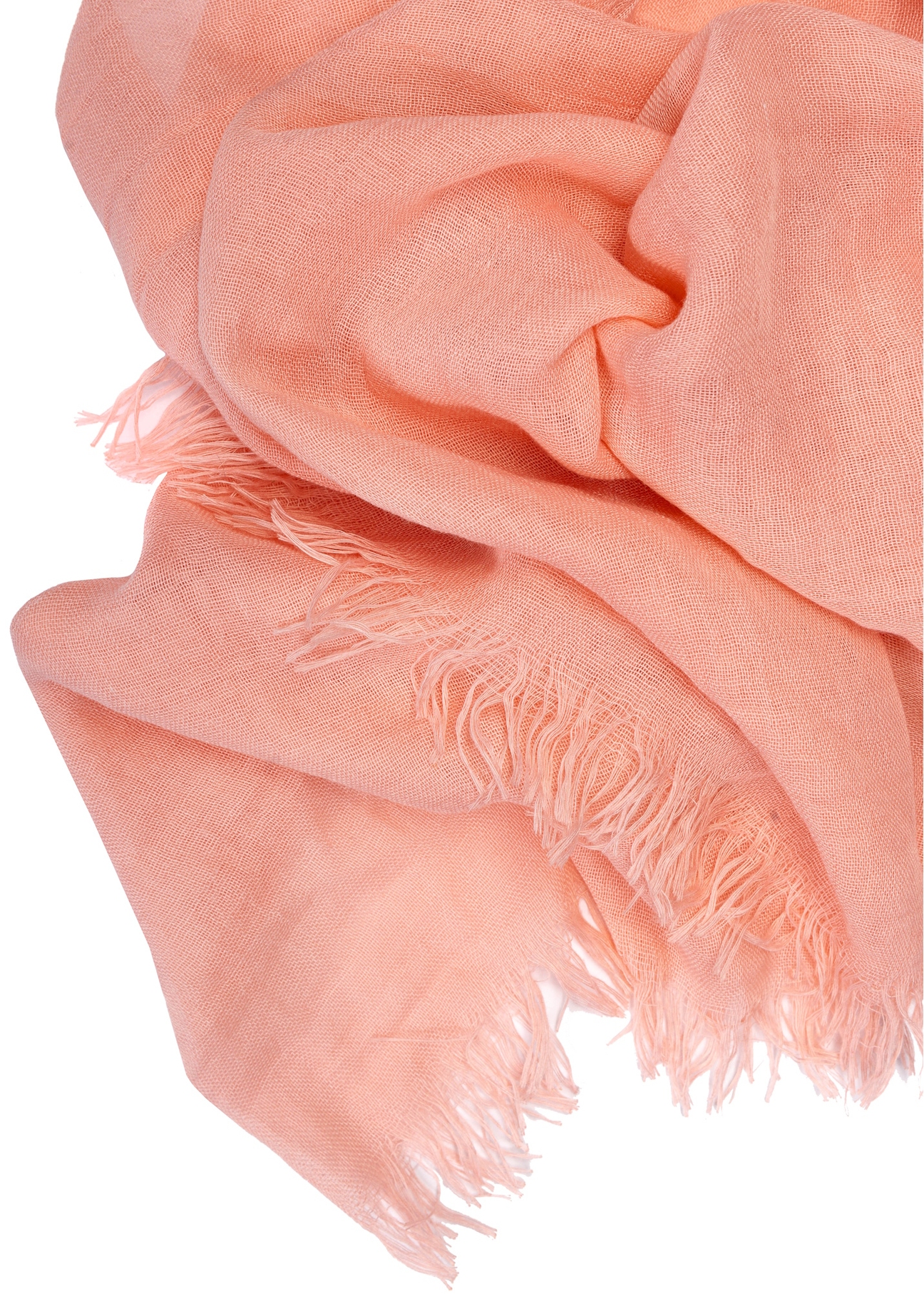 Szalik damski w kolorze pudrowego różu SZADT-0171-34(W25)-03