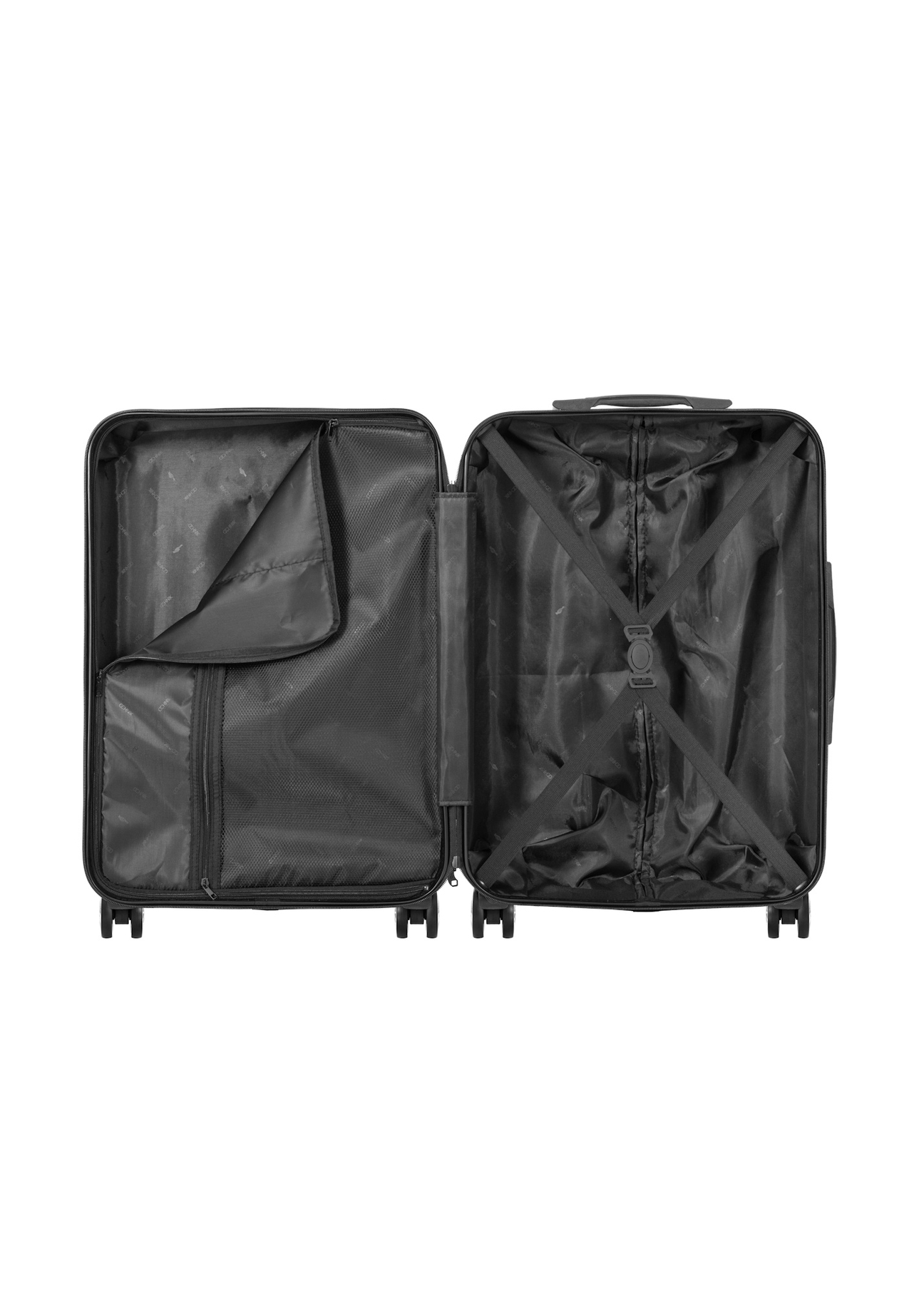 Komplet walizek twardych na kółkach 19"/24"/29" WALAB-0053-5C(W26), widok produktu w środku na białym tle.
