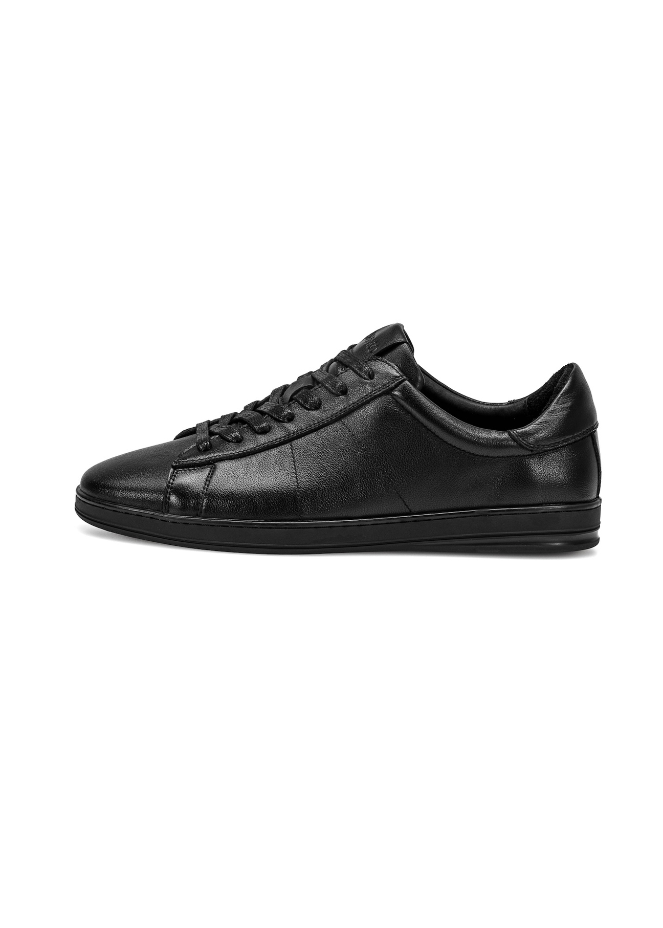 Czarne skórzane buty męskie BUTYM-0490-99(W25)-07