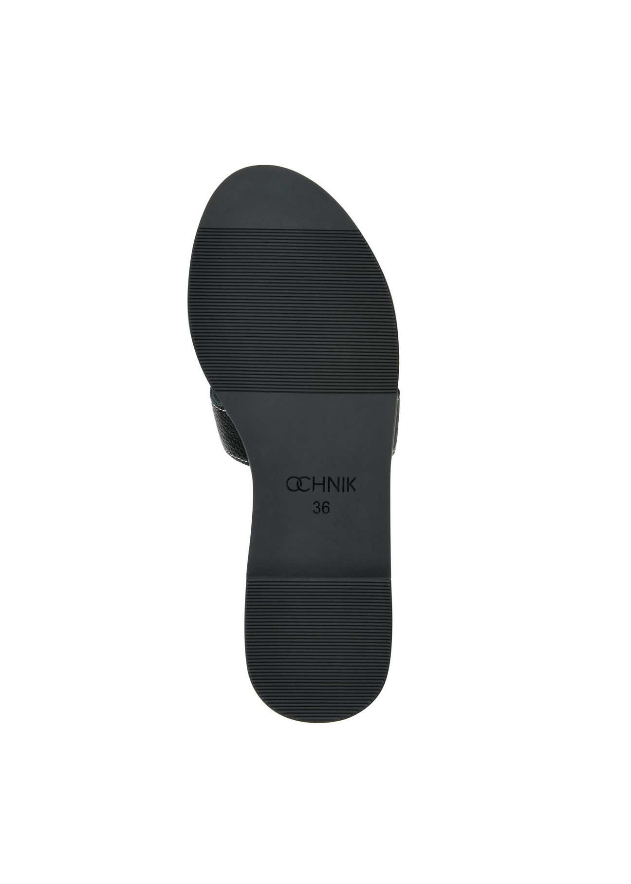 Czarne klapki damskie BUTYD-0725C-99(W25)-04