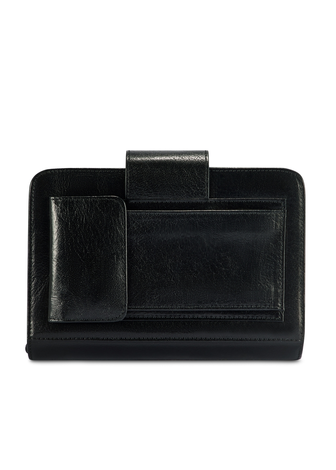 Elegancki organizer skórzany TORMS-0484-99(Z25), widok produktu od tyłu na białym tle.