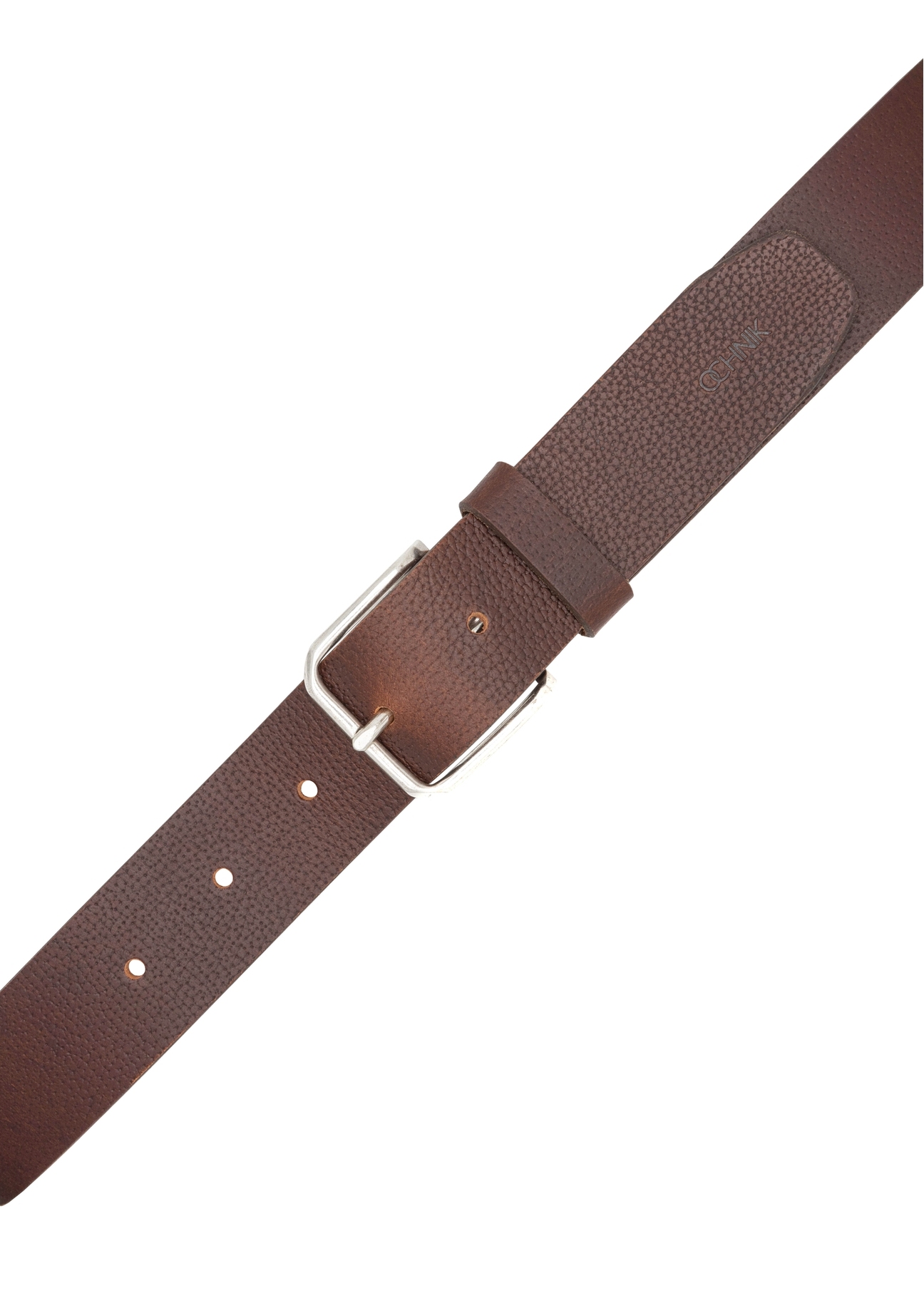 Brązowy skórzany pasek męski PASMS-0277-1I(W26)