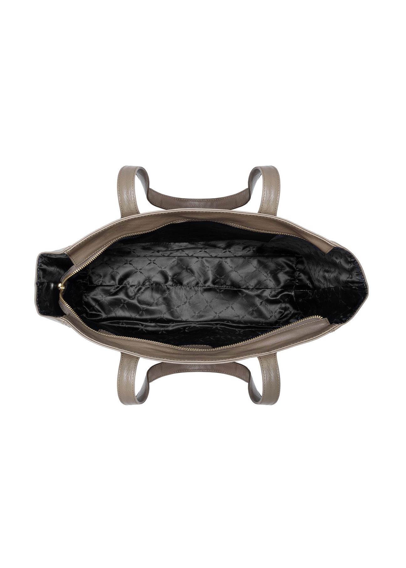 Duża beżowa skórzana torba shopper TORES-0971-80(Z24)-05