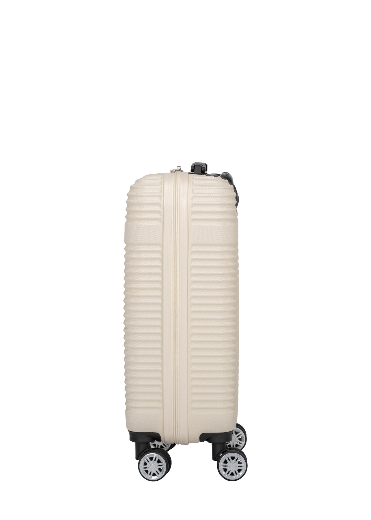 Komplet walizek na kółkach 19'/24'/28' WALAB-0040-0C(W26), widok produktu z boku na białym tle.