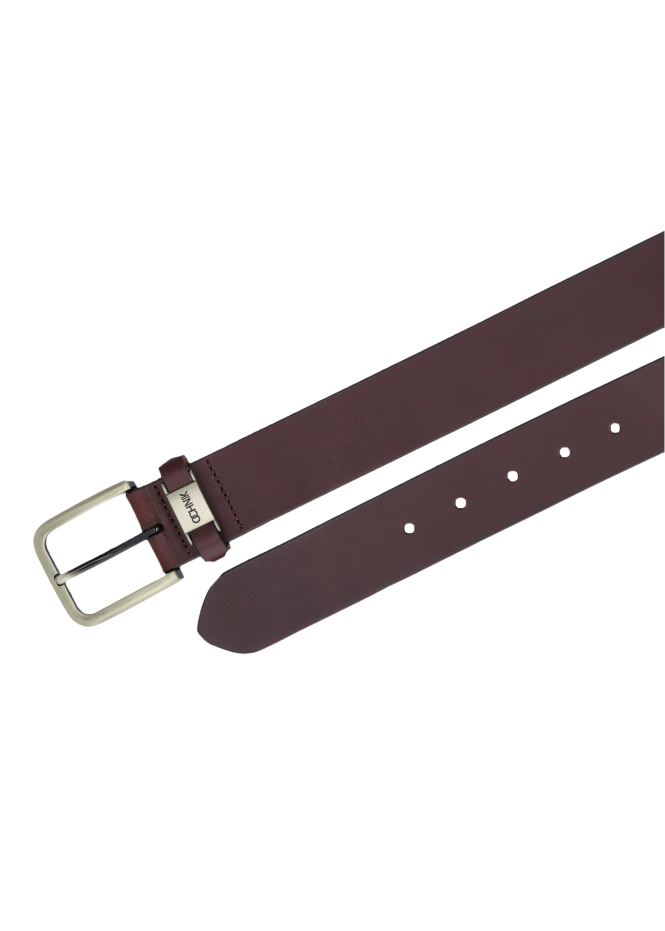 Brązowy skórzany pasek męski PASMS-0273-1I(Z26)