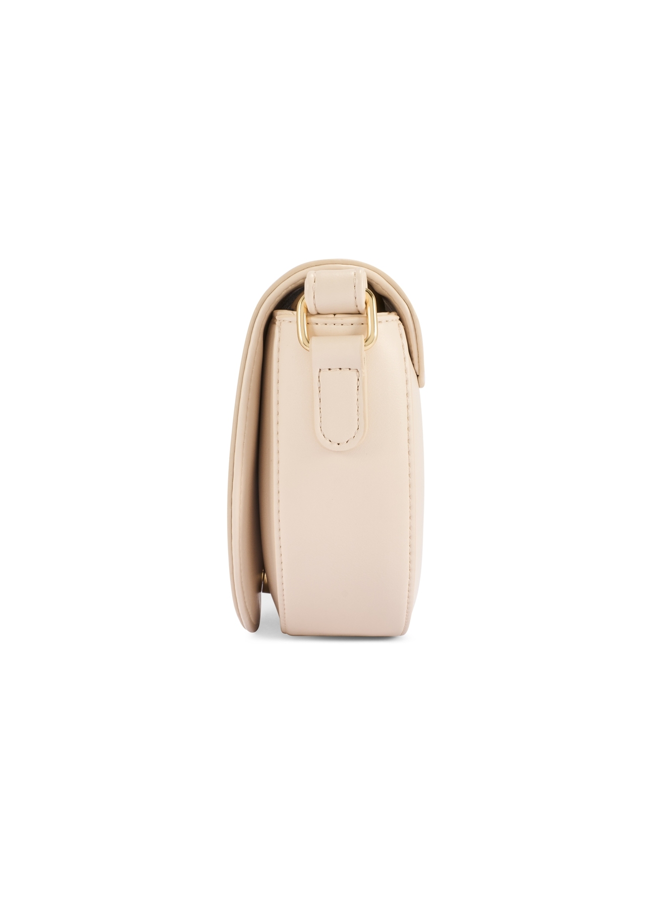 Kremowa półokrągła listonoszka damska TOREC-1184-0B(W26)