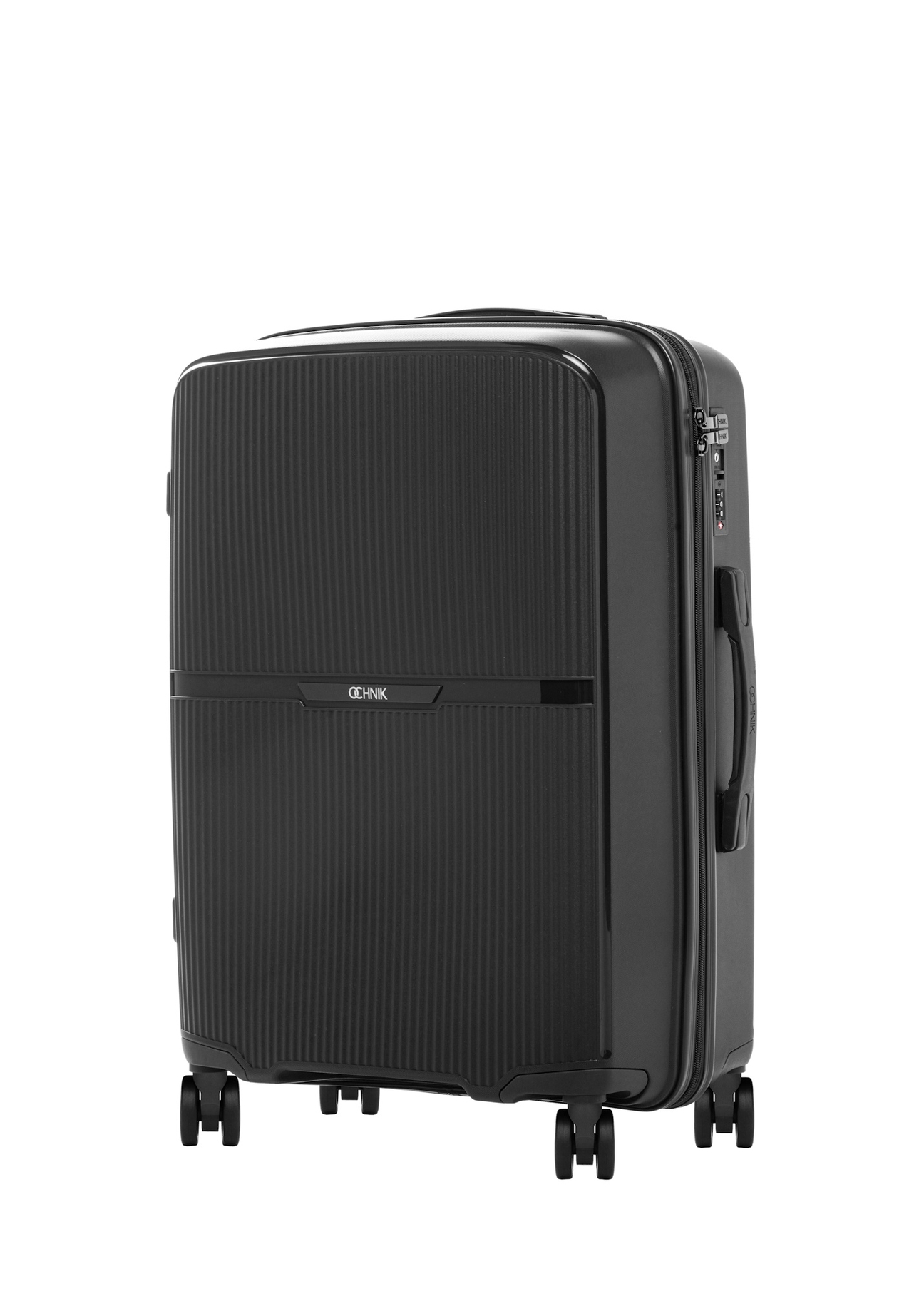 Komplet walizek na kółkach 19"/24"/28" WALPP-0026-99(W26), widok produktu skosem na białym tle.