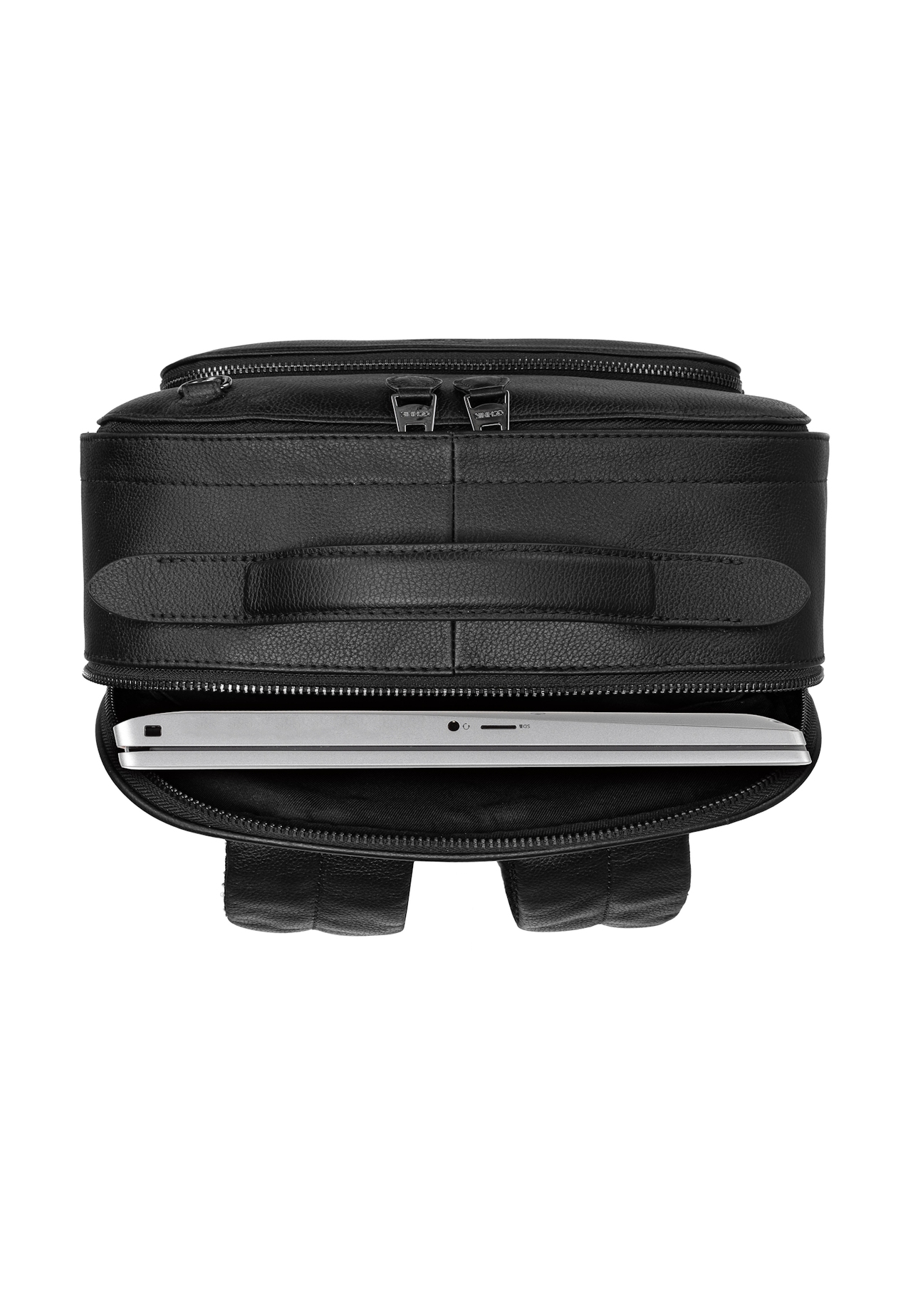 Czarny skórzany plecak męski PLCMS-0018R-99(W25)