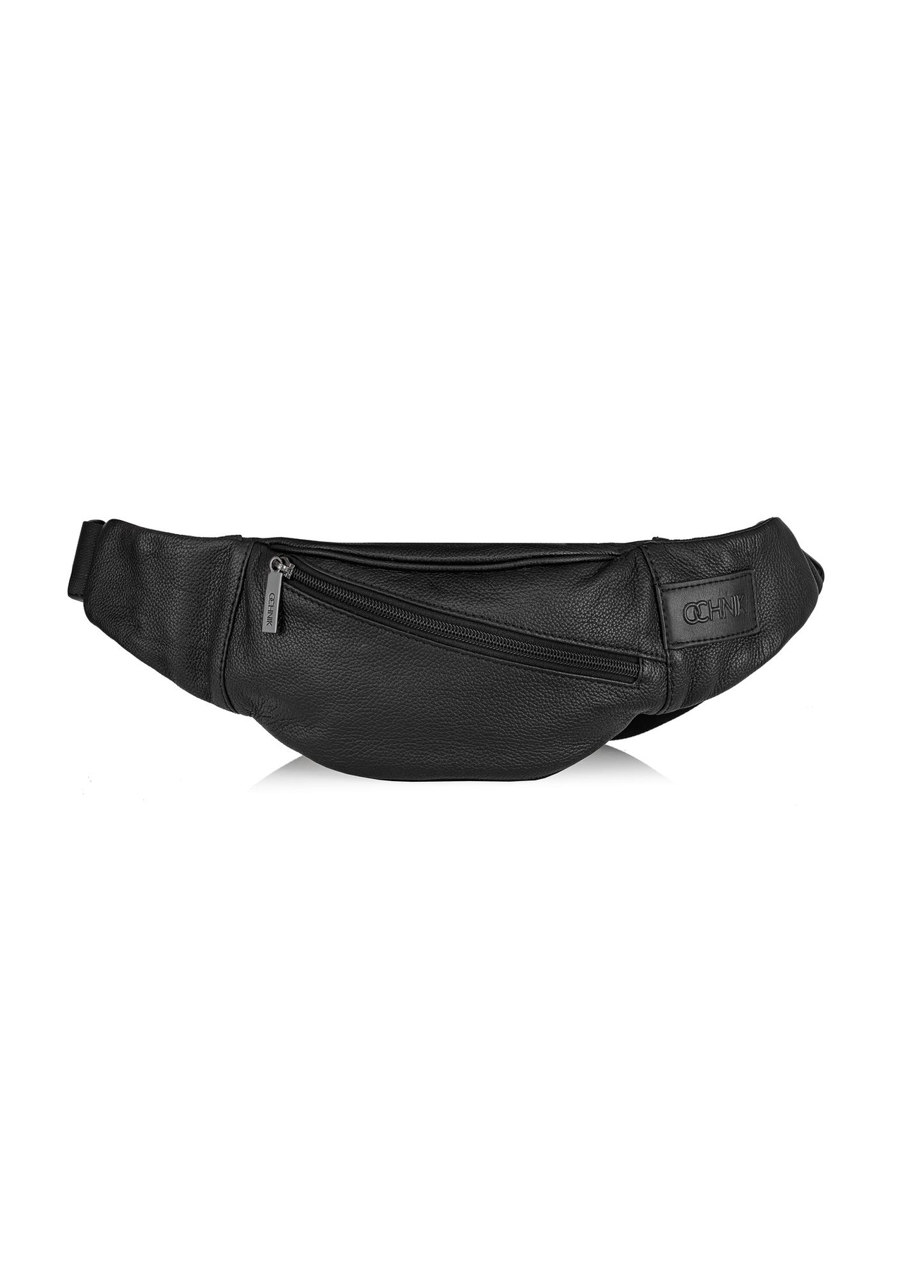 Czarna skórzana nerka męska  TORMS-0440-99(Z24)-02
