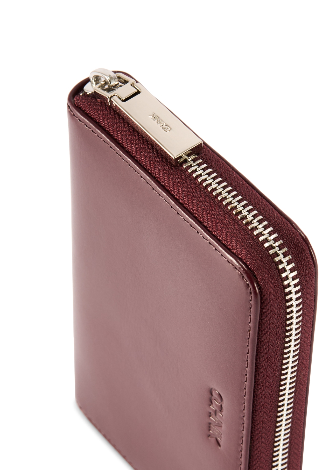 Bordowy skórzany portfel damski PORES-0976-49(Z25)