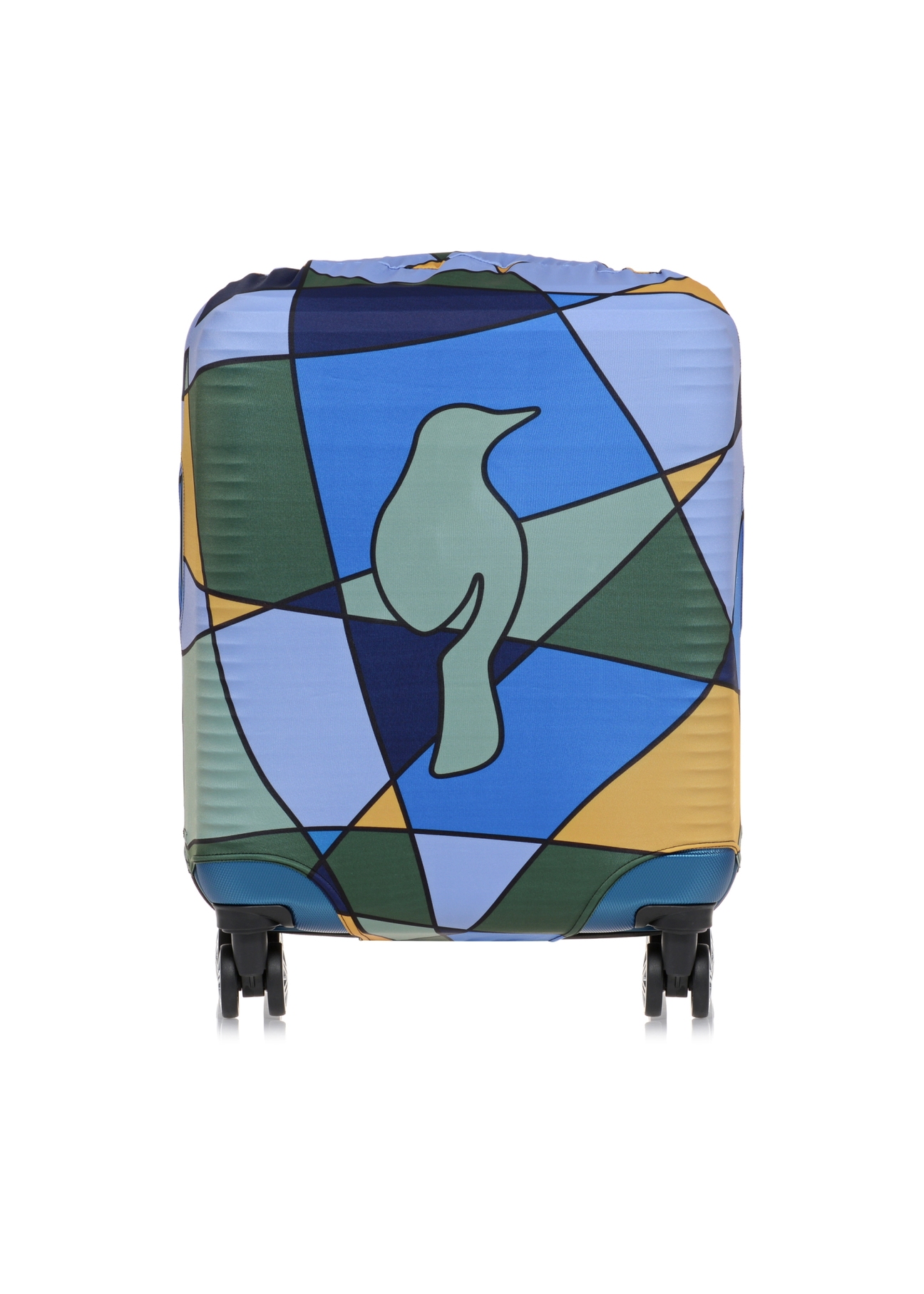 Pokrowiec geometryczny na małą walizkę AW-005-0011-15-S(W24)-01