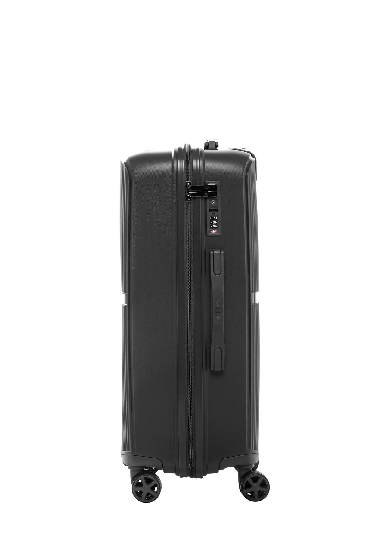 Komplet walizek na kółkach 19"/24"/28" WALPP-0026-99(W26), widok produktu z boku na białym tle.
