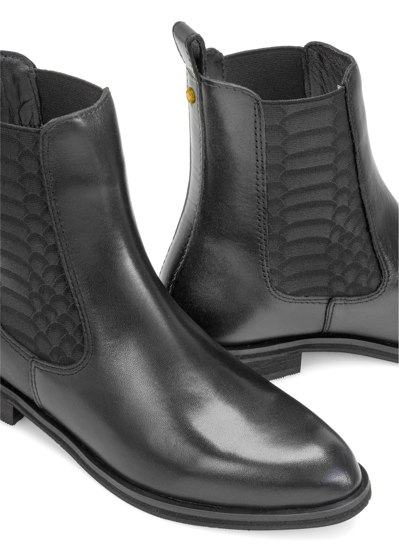 Skórzane sztyblety damskie BUTYD-1203-99(Z25)