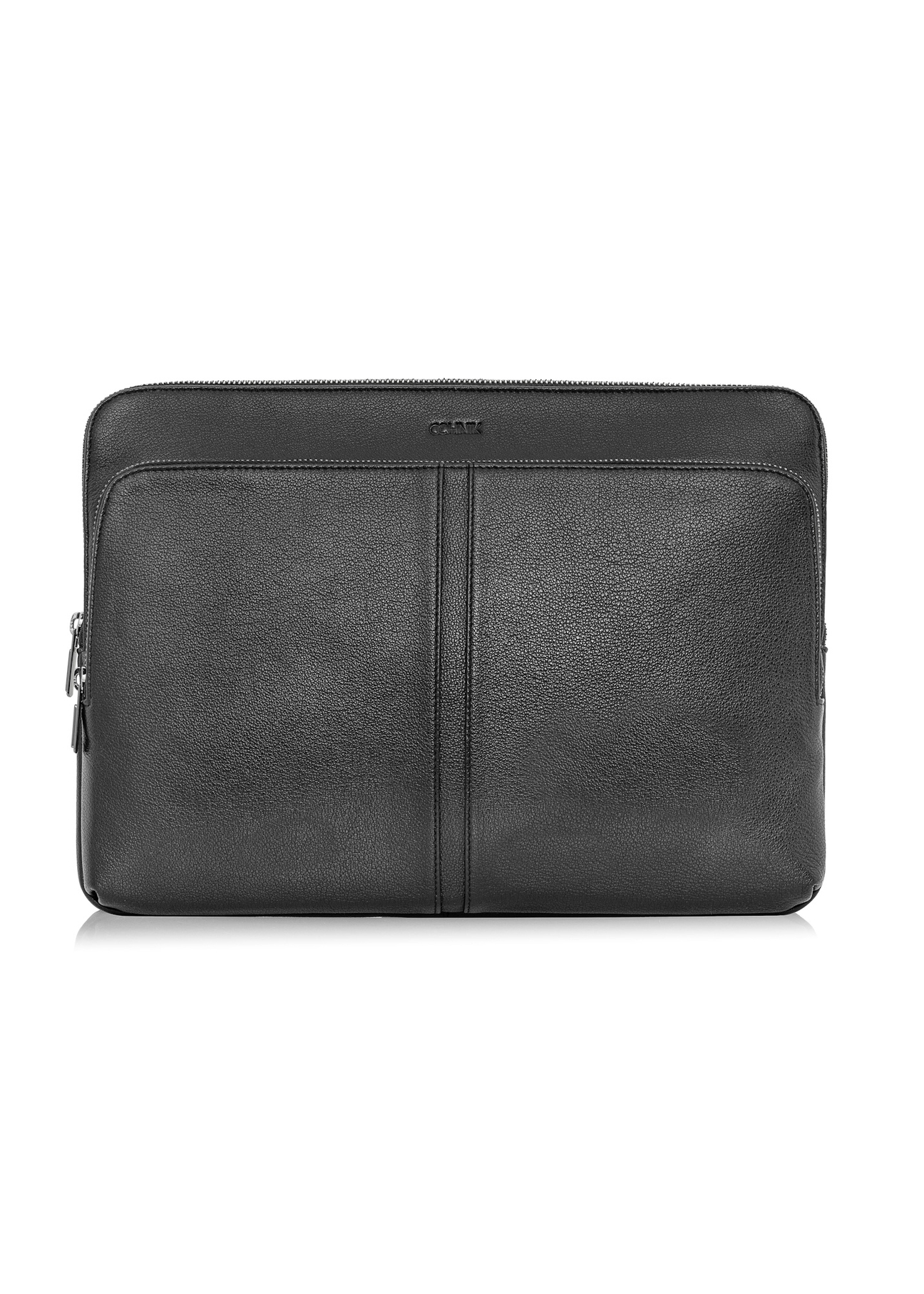Czarna skórzana teczka na laptop TORMS-0455-99(W26)
